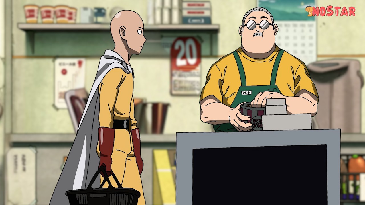 Saitama accidentally goes to Sakomoto’s shop and this happen